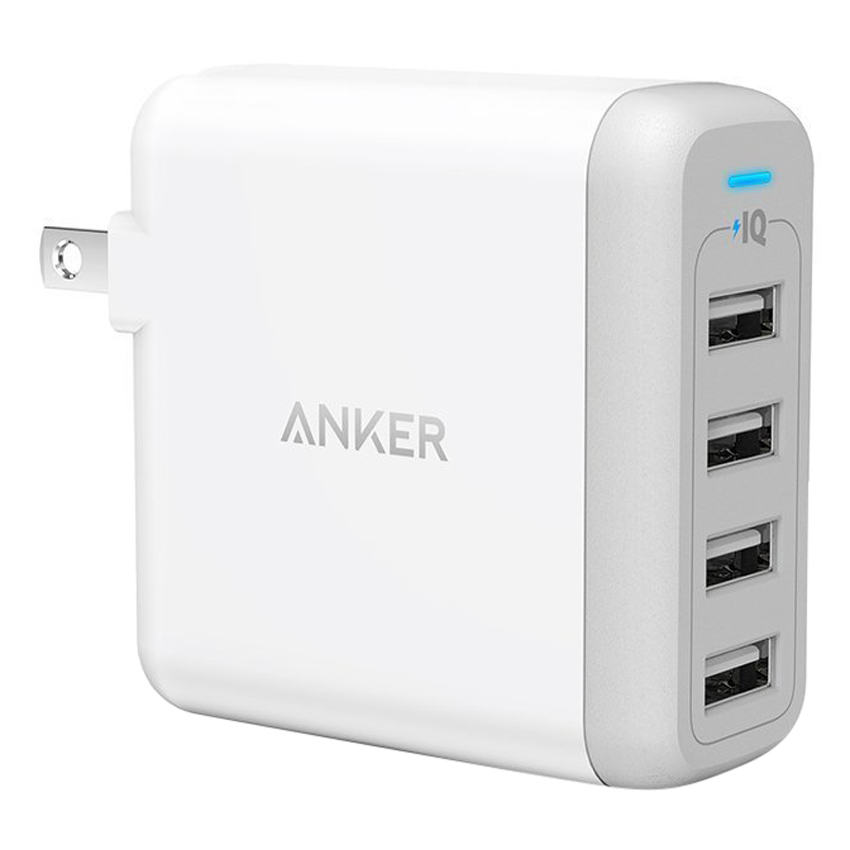 Sạc Anker 4 cổng PowerPort 4 40W A2142